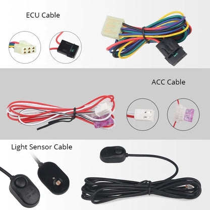 Encendido Automático de luz para automóvil de 12V