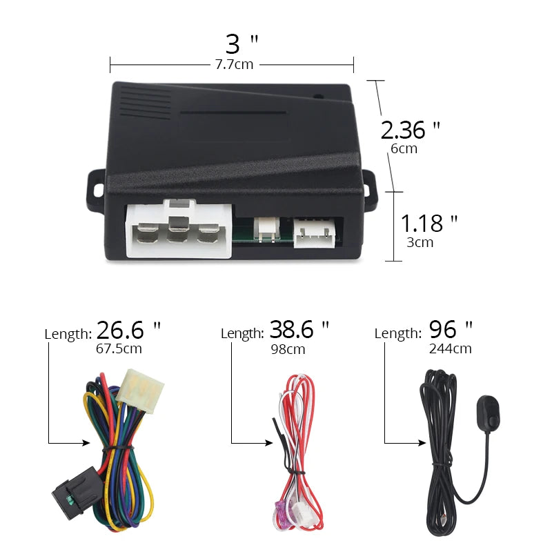 Encendido Automático de luz para automóvil de 12V